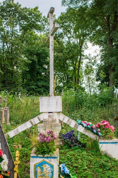 Місце поховання січових стрільців на міському цвинтарі у Берестечку