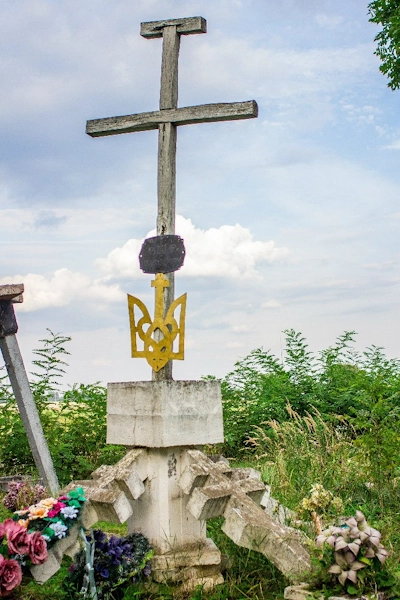 Місце поховання січових стрільців на міському цвинтарі у Берестечку